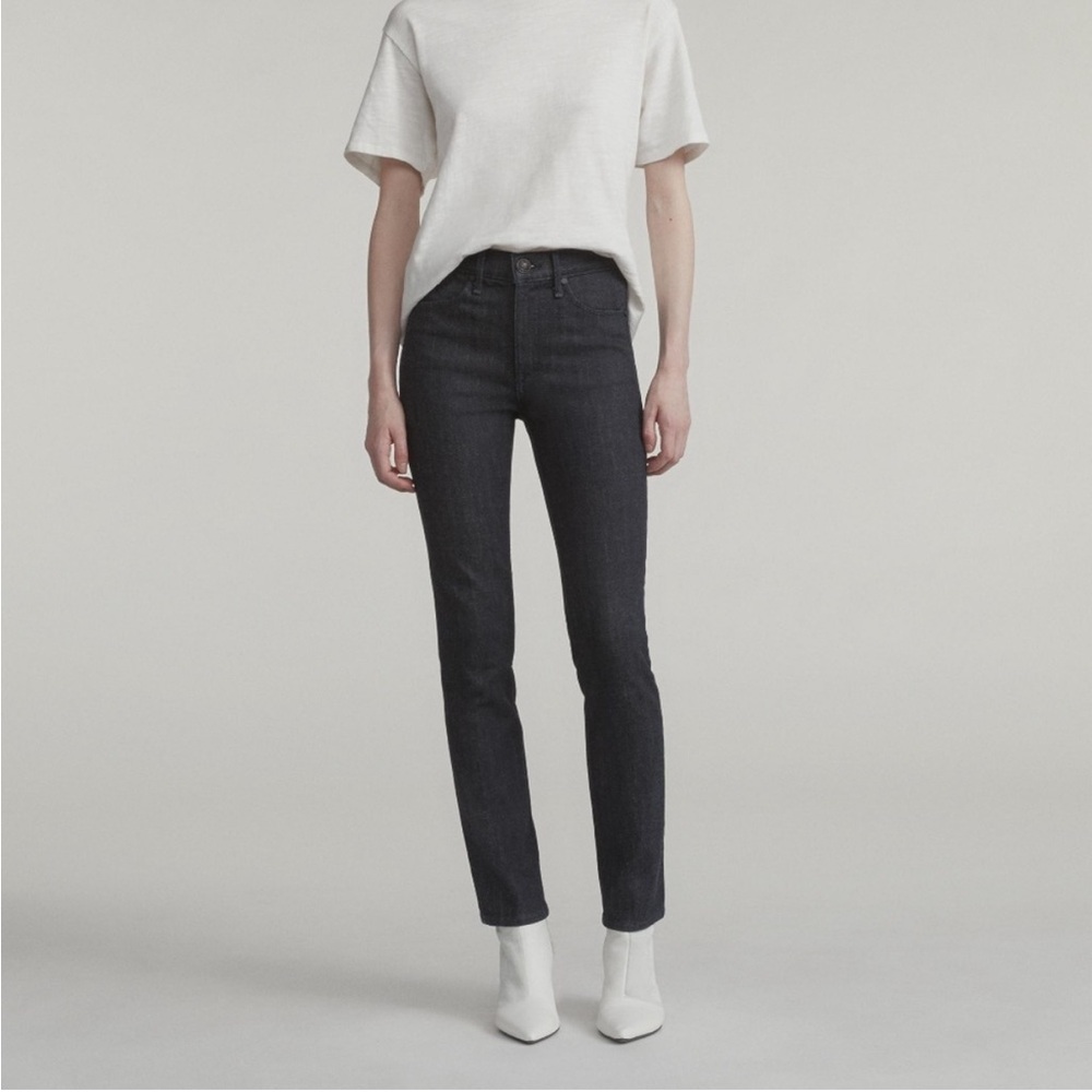 Rag & Bone Indigo Cigarette Jeans Dark Wash, Size 24 NWT Made in USA